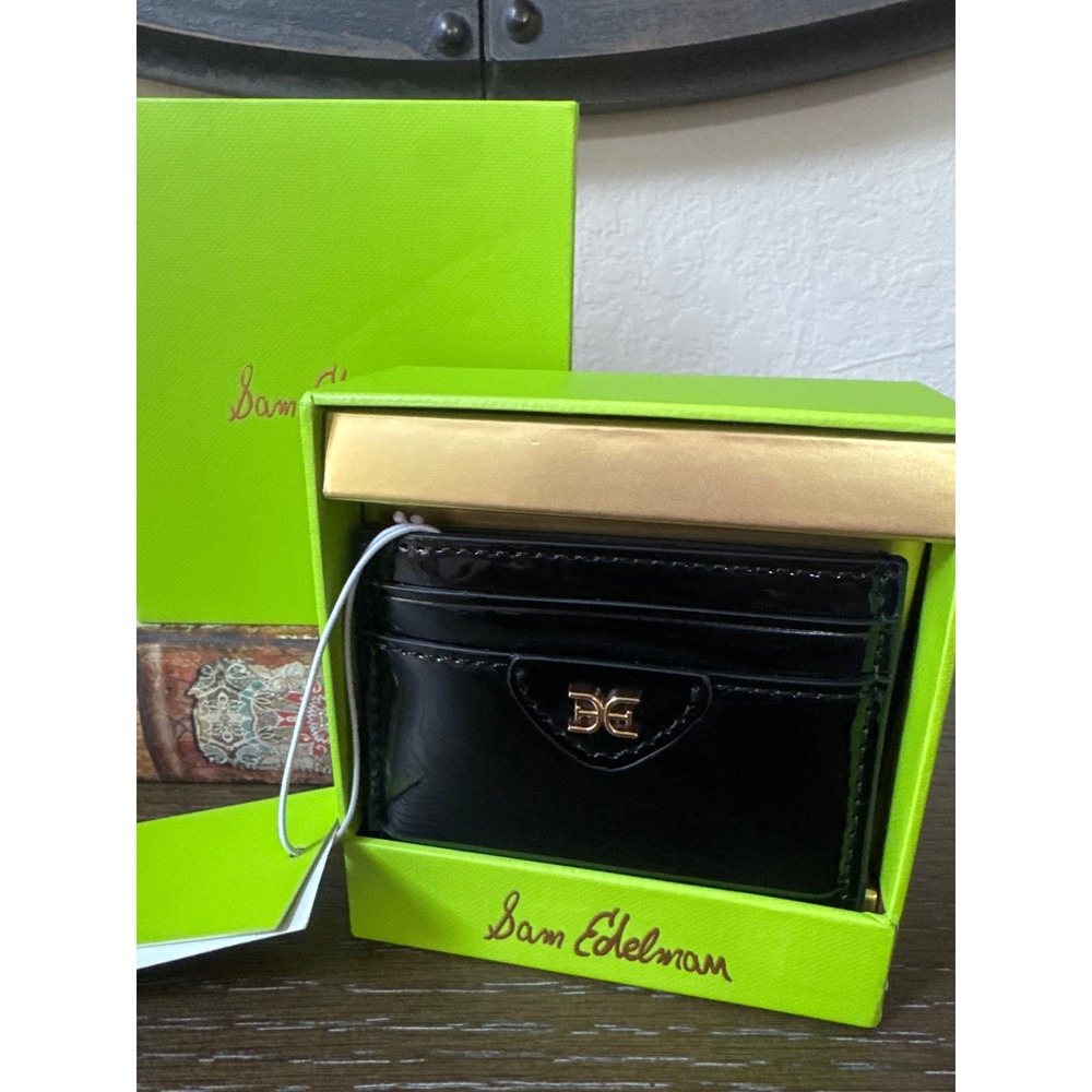 Sam Edelman Black Patent Wallet